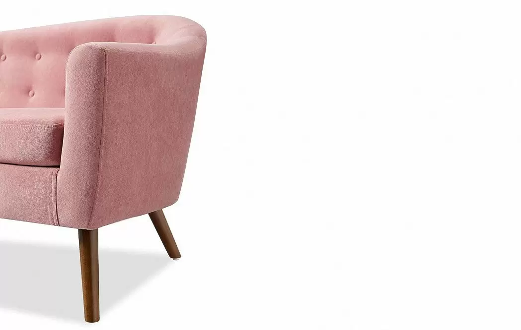 Комплект мягкой мебели Florence, коралловый/орех - фото 10