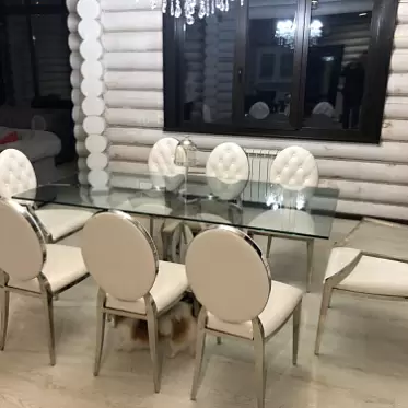 Стул с подлокотниками Lisa, белый