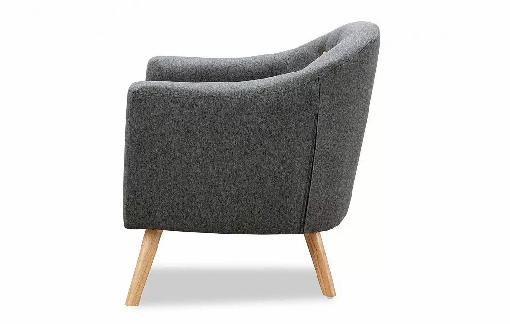 Кресло Florence, темно-серый/цветные пуговицы - фото 6