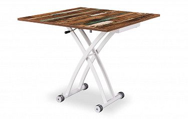 Стол-трансформер Jordan, мультиколор/белый