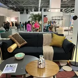 Диван-кровать Liverpool, графит/золото