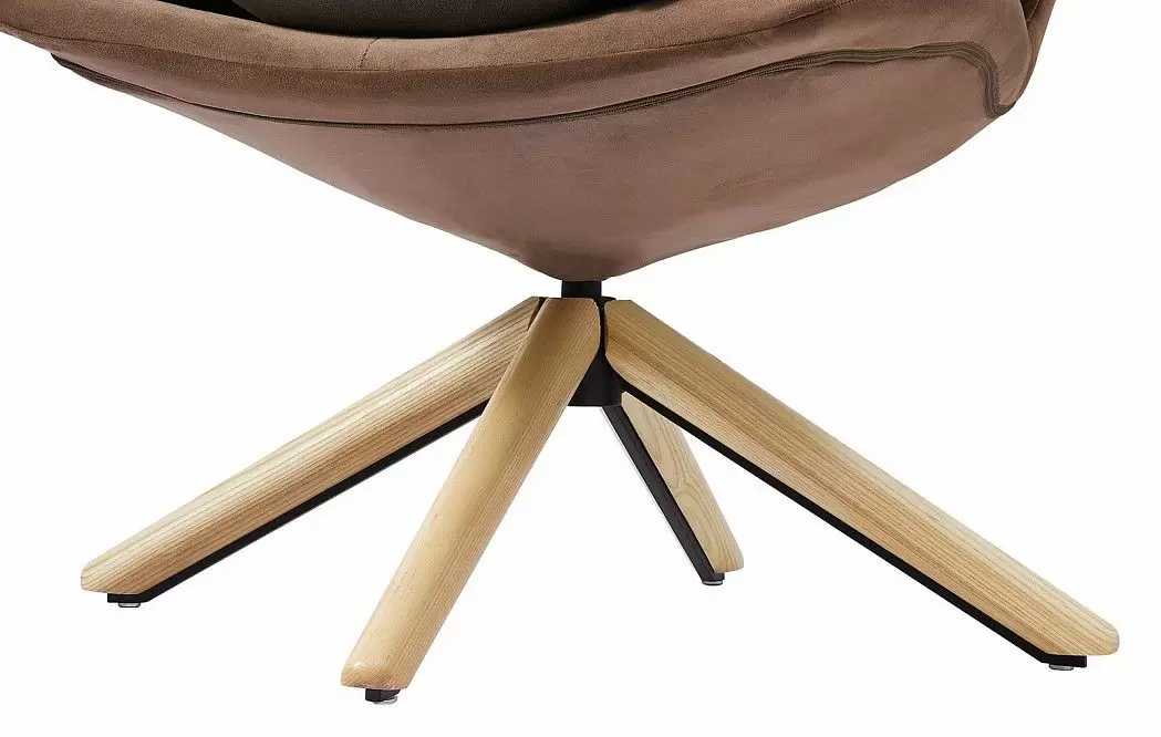 Кресло и оттоманка в стиле Husk, бирюзовый - фото 7