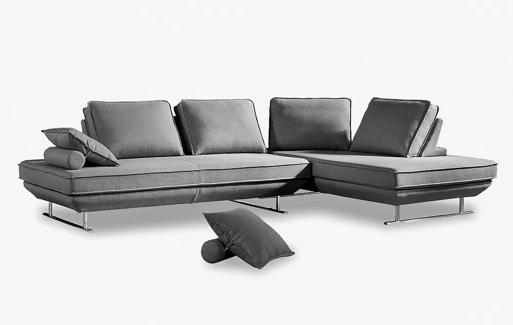 Диван-трансформер Bergamo угловой, серый - фото 16