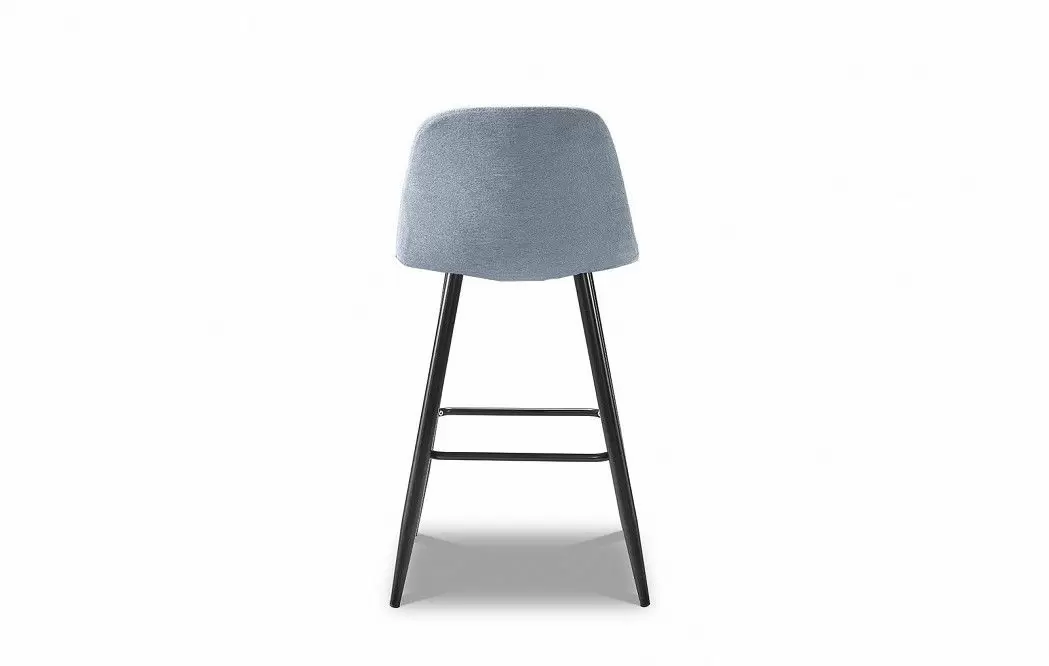 Стул полубарный Jack (60), голубой/черный - фото 6