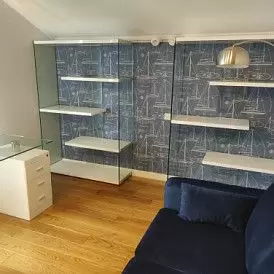 Стол письменный Waterfall, темное дерево