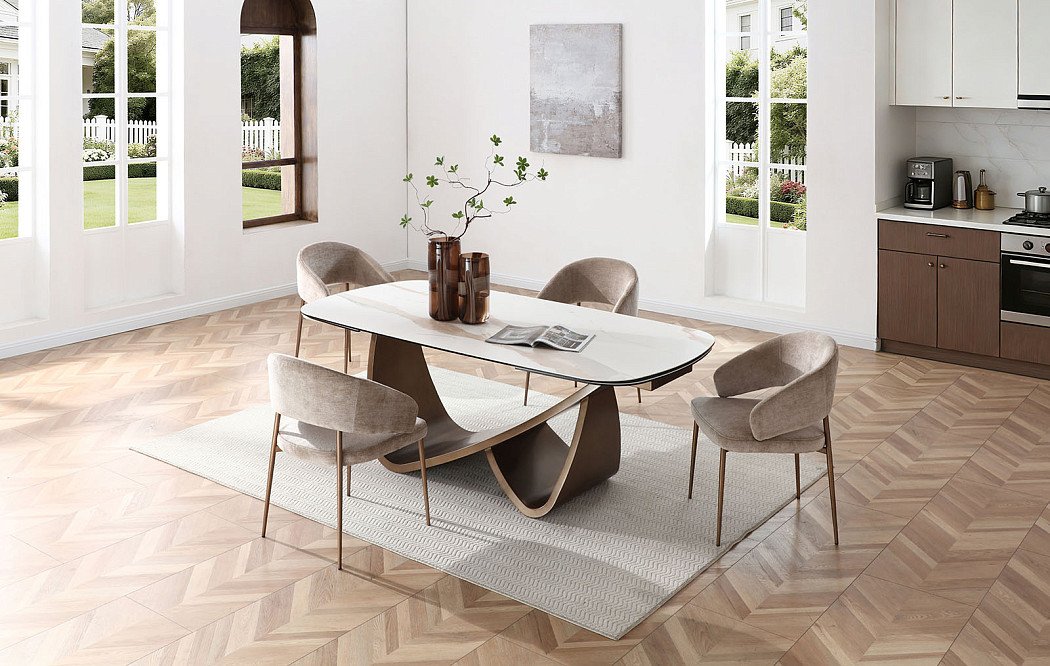 Стул Edgar, темно-бежевый/бронза - фото 7