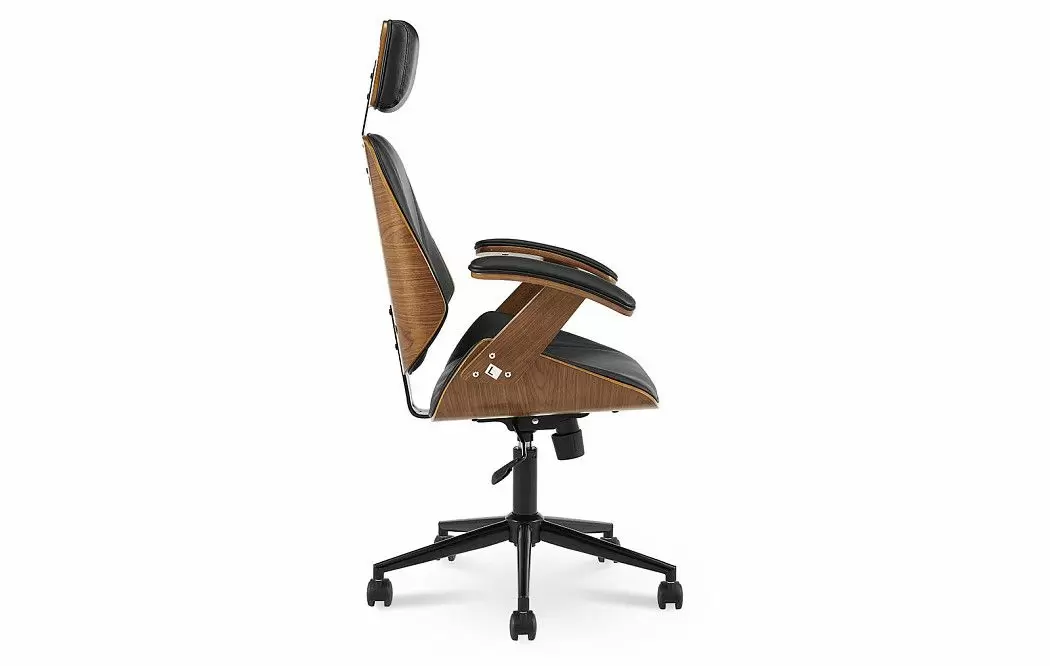 Кресло Benjamin, черный/орех - фото 9