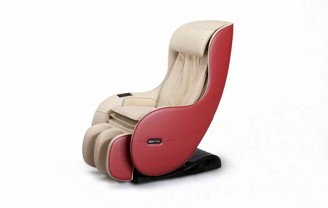 Массажное кресло Smart Relax Super-Slim, красный/слоновая кость