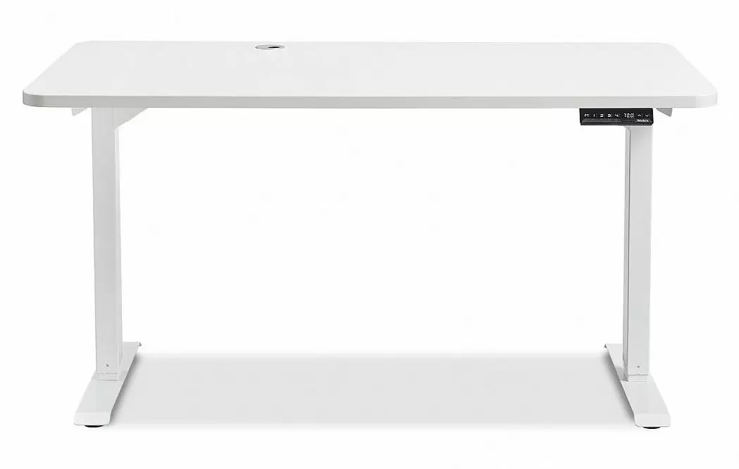 Стол New York (140) белый, регулируемая высота, электропривод - фото 7