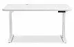 Стол New York (140) белый, регулируемая высота, электропривод