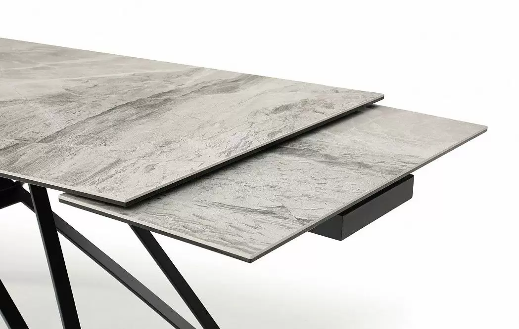 Стол раскладной Cross 180-260, светлая керамика - фото 15