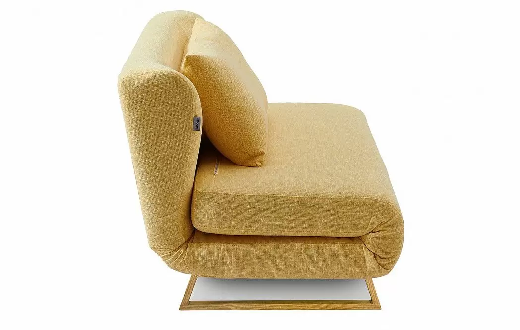 Диван-кровать Rosy 2-х местный, желтый/без принта - фото 8