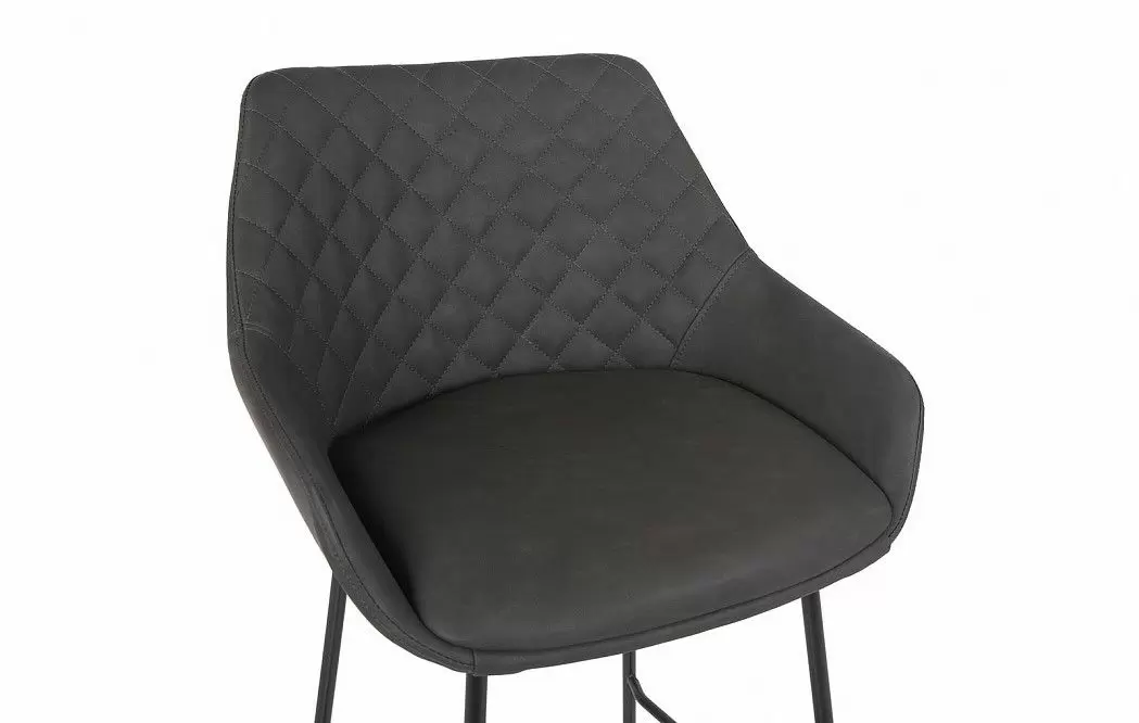 Стул полубарный Daniel (66), темно-серый - фото 4