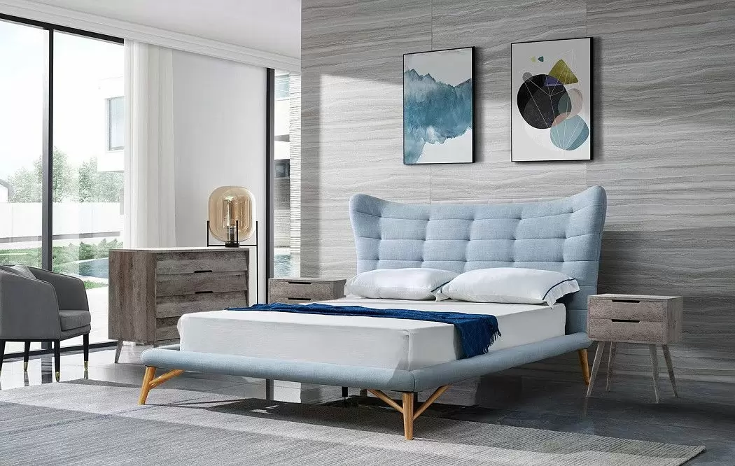 Кровать Venezia 180х200, голубой - фото 9