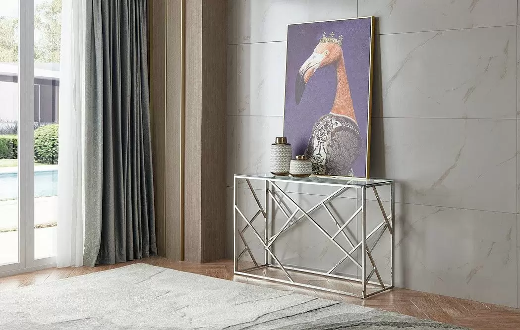 Консоль Charlize, серебро - фото 2