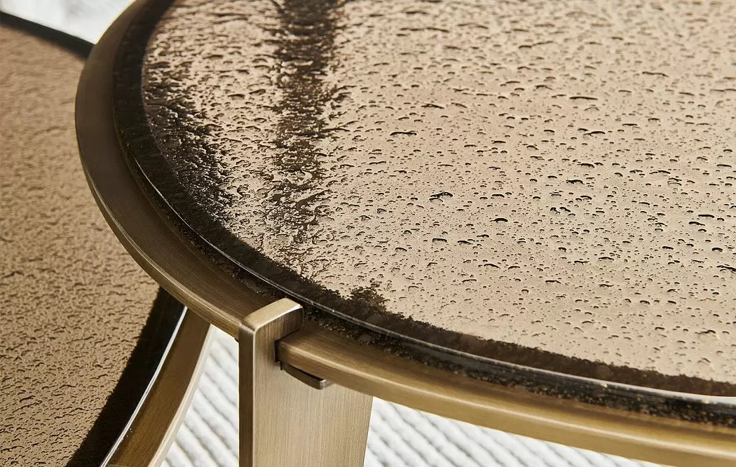 Стол журнальный Joy (117), коричневое стекло - фото 3