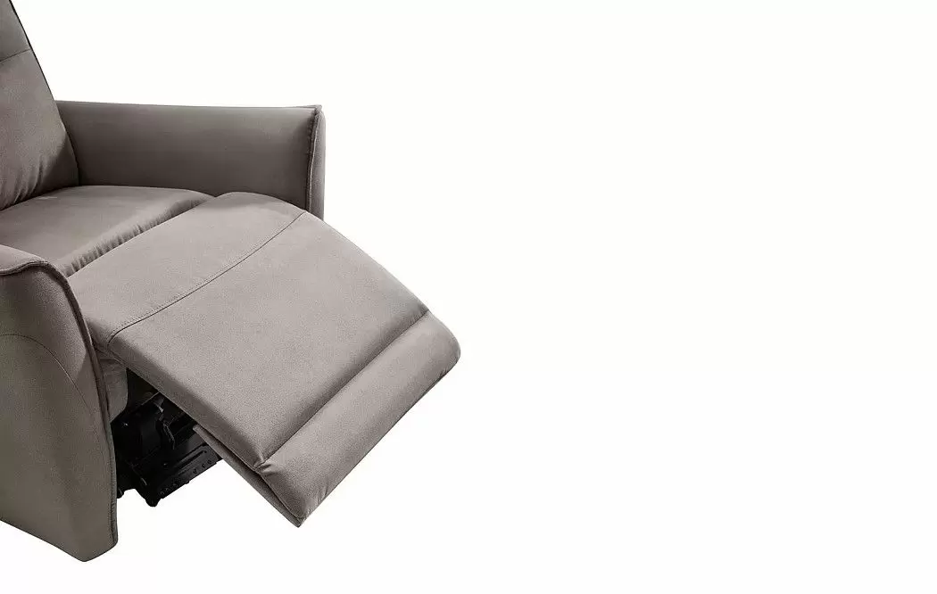 Кресло-реклайнер Bailey, серо-коричневый - фото 7