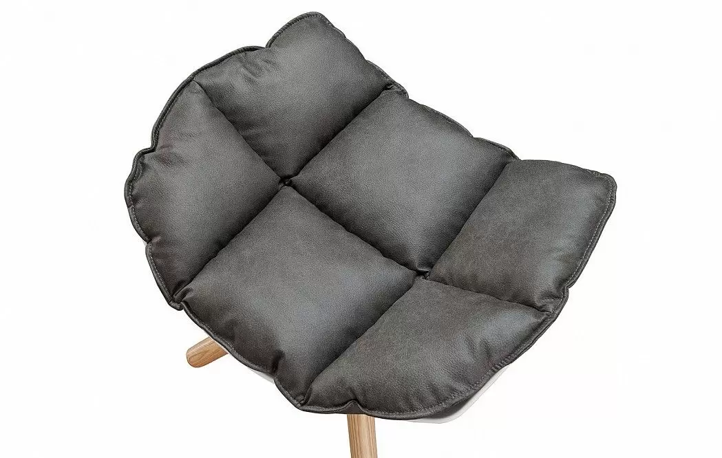 Кресло и оттоманка в стиле Husk, коричневый - фото 14