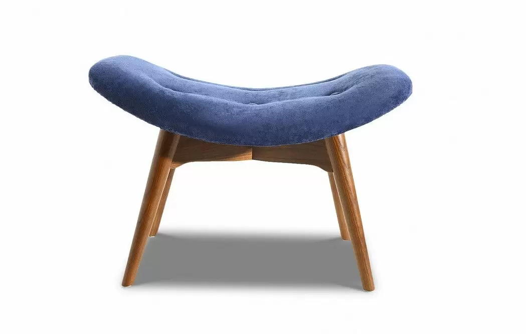 Оттоманка Contour, синий/коричневый - фото 3