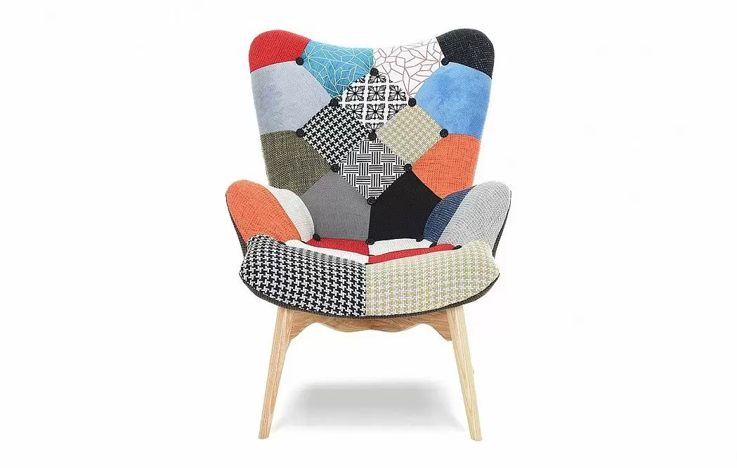 Кресло и оттоманка Contour, пэчворк - фото 3