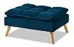 Диван-кровать Felicity, цвет темно-синий/натуральный