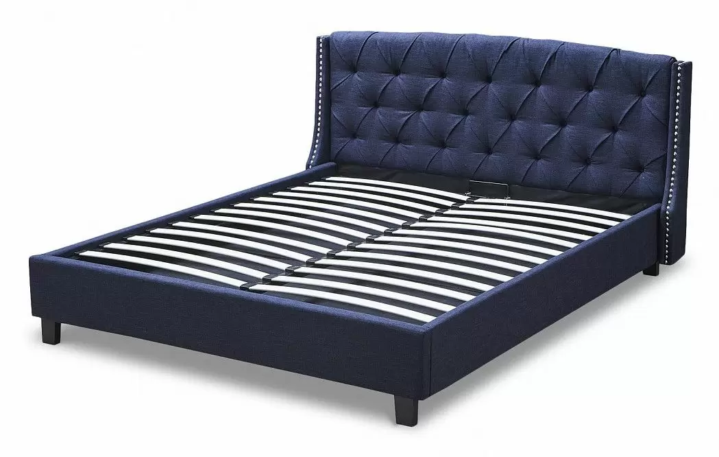 Кровать Evita 160x200 (с подъемным механизмом), темно-синий - фото 10