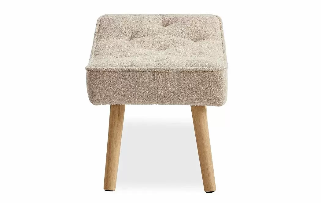 Кресло и оттоманка Hygge, кремовый/натуральный - фото 15