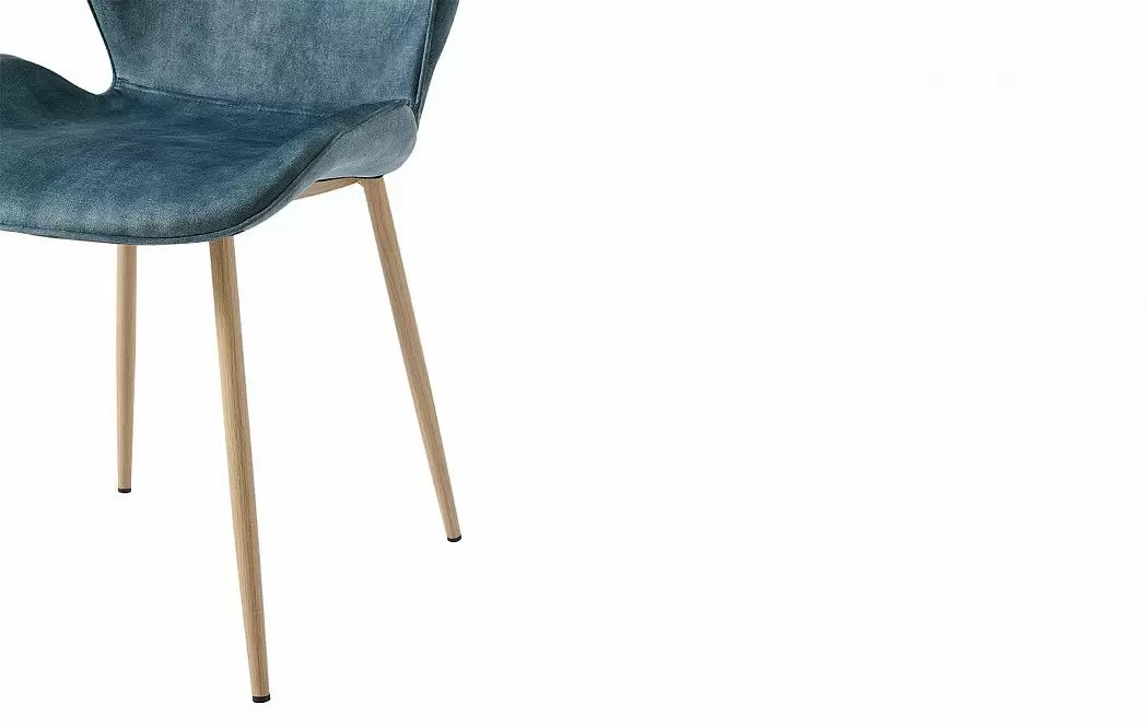 Стул Frank, синий/дерево - фото 6