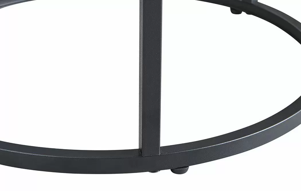 Набор из 2-х столов журнальных Nocturne, черная/белая керамика - фото 10