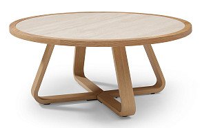 Стол журнальный Malta (90), керамика/ясень