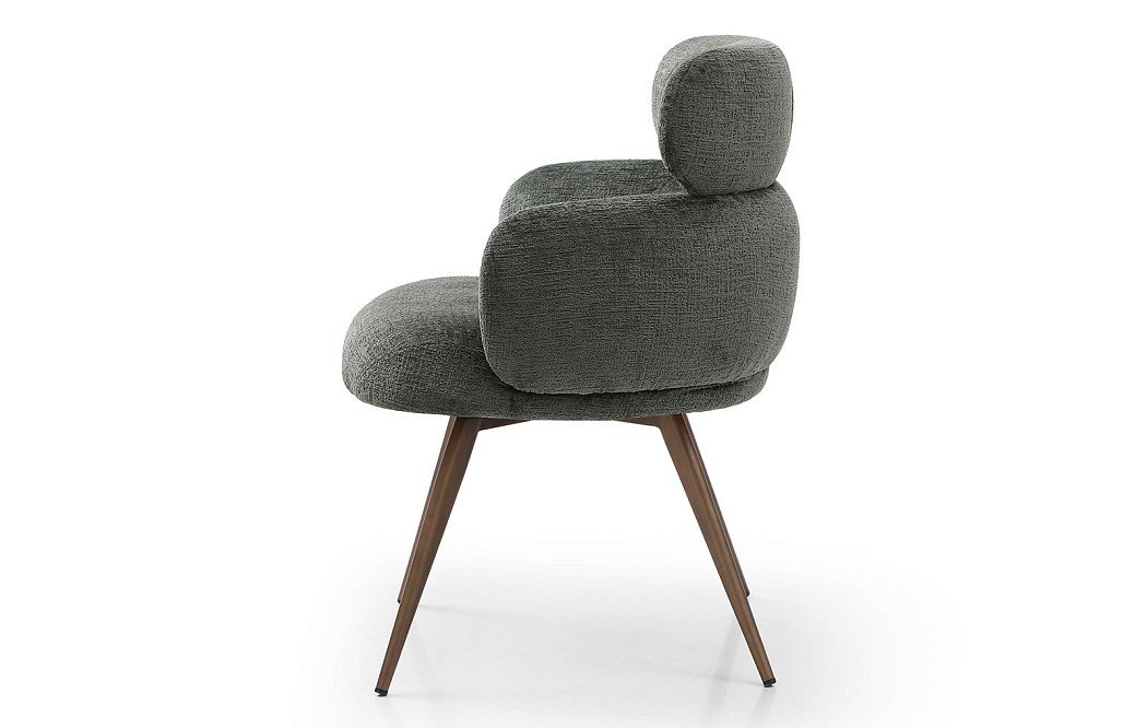 Стул Evy, зеленый/бронза - фото 9