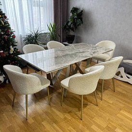 Стол Wilhelm + 4 стула Emma
