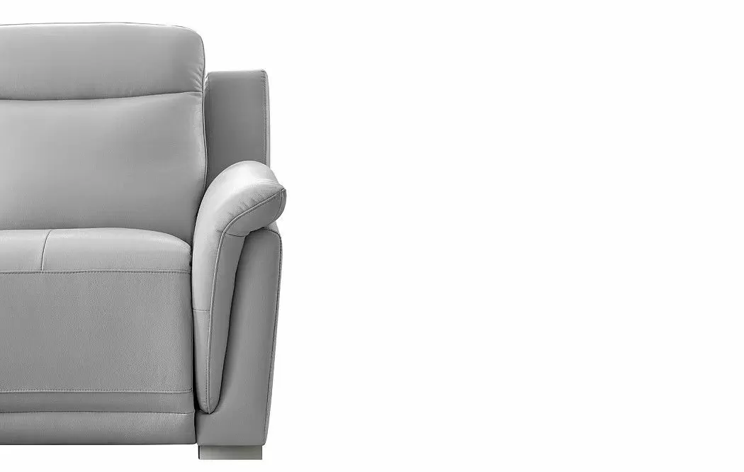 Диван-реклайнер Jonathan угловой (левый), светло-серый - фото 12