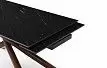 Стол раскладной Ravenna 160-220, черная керамика/орех
