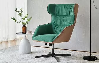 Кресло Otto, зеленый/коричневый