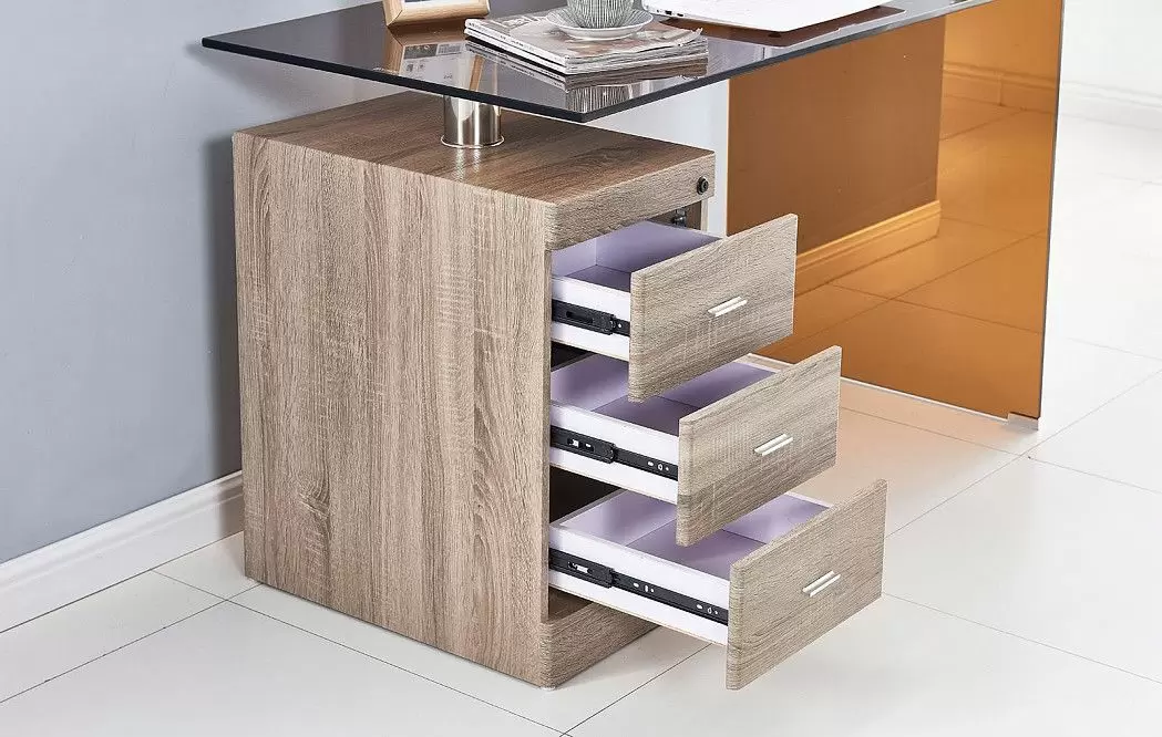 Стол письменный Waterfall, коньячный/дерево - фото 5