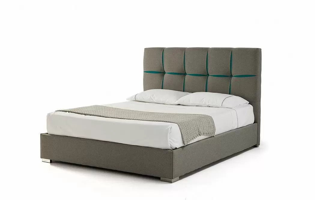 Комплект для спальни 650 VERONICA, светло-серый/бирюзовый - фото 3