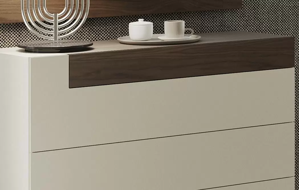 Комод Almeria (4 ящика), песочный/орех - фото 6