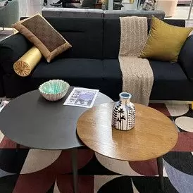 Диван-кровать Liverpool, графит/золото