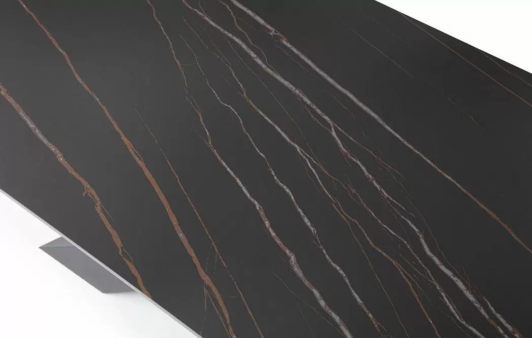 Стол раскладной Savoy 180-240, черная керамика - фото 6