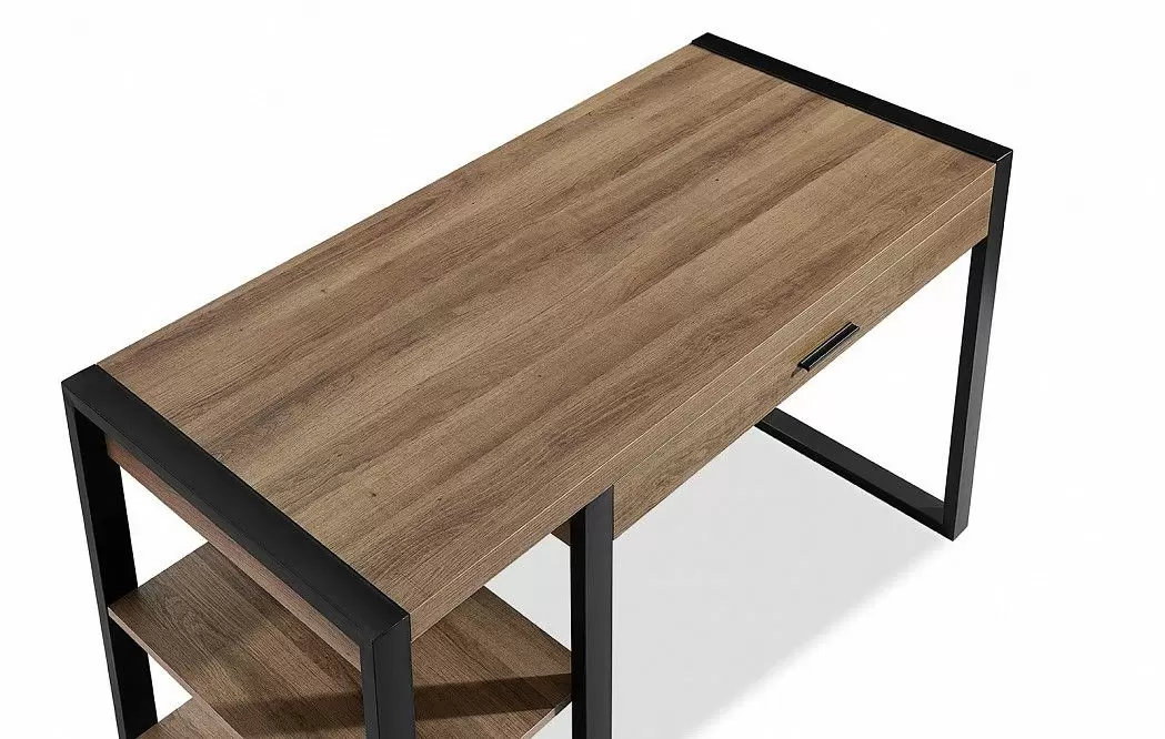 Стол письменный Hans, орех/черный - фото 6