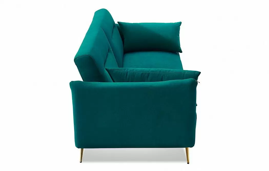 Диван-кровать Liverpool, темно-бирюзовый/золото - фото 8