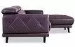 Диван Denver угловой (правый), фиолетовый