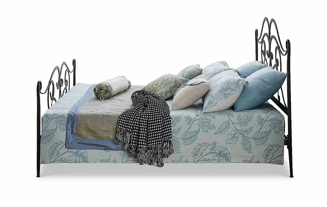 Кровать Francelina, черный с золотом - фото 5