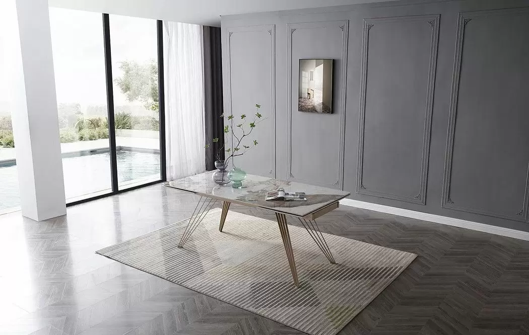 Стол Parma + 4 серых стула Joely - фото 3