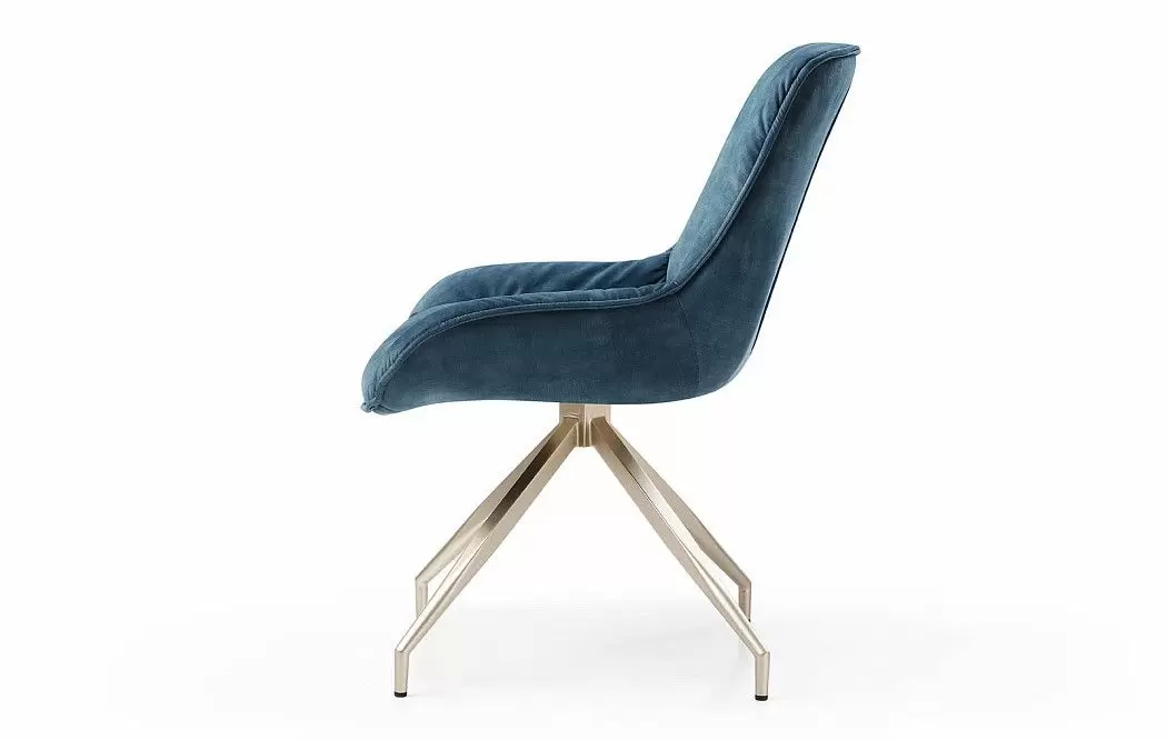 Стул Joely, синий/шампань - фото 11