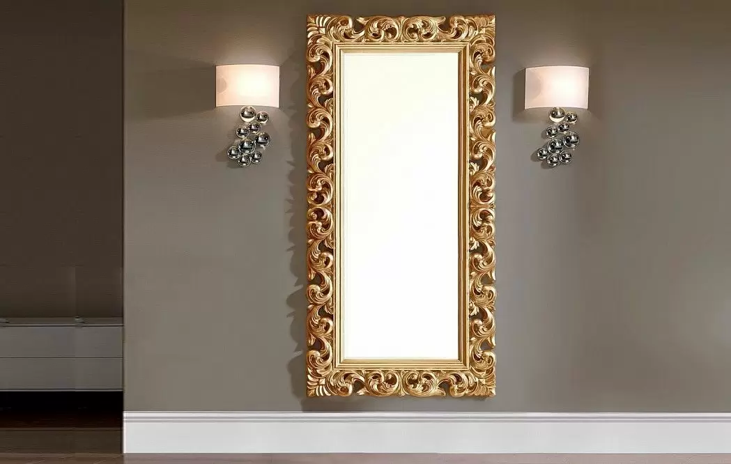 Зеркало Andorra 80х190 (Dupen), золото