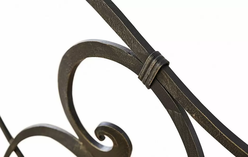 Кровать Francelina, черный с золотом - фото 6