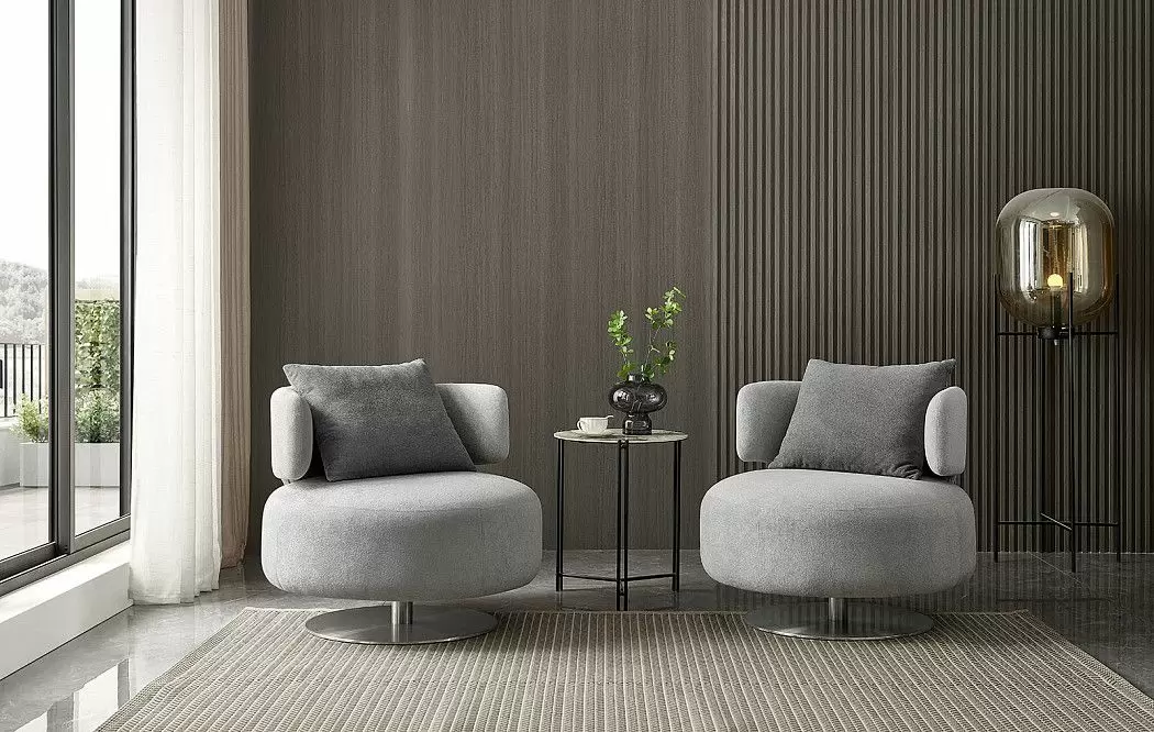 Кресло Sandra, серый/темно-серый - фото 2