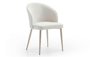 Стул Ornella, белый тедди/шампань